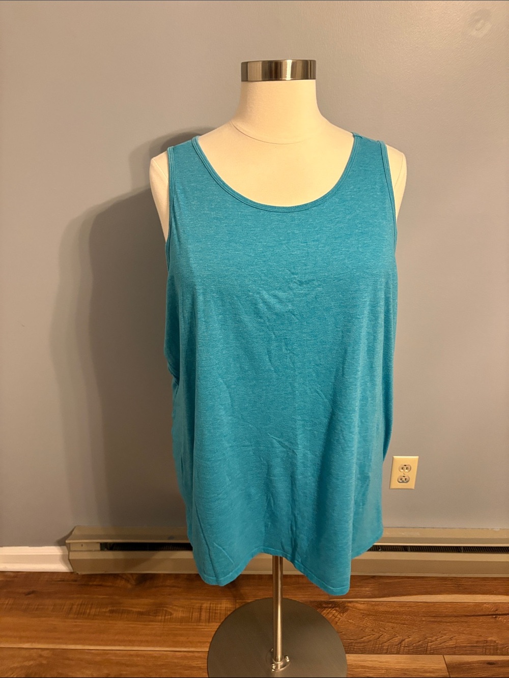 torrid Teal Scoop Neck Tank